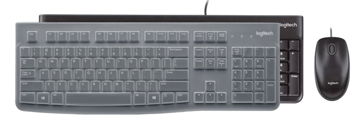 Logitech 956-000014, Tastaturabdeckung, Silikon, Durchscheinend