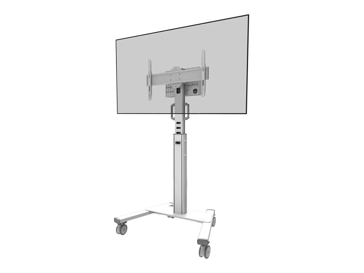 Neomounts Wagen – für Flachbildschirm – weiß – Bildschirmgröße: 94-190.5 cm (37″-75″)