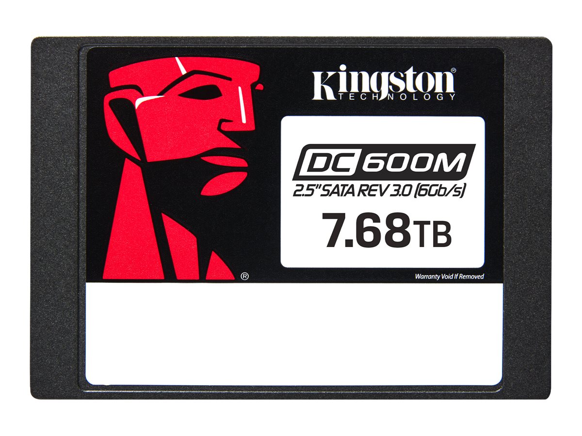 Kingston DC600M – SSD – Mixed Use – verschlüsselt – 7.68 TB – intern – 2.5″ (6.4 cm)