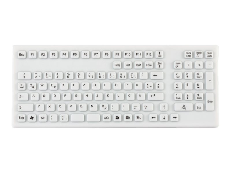 GETT TKG-106-IP68-WHITE - Tastatur - waschbar