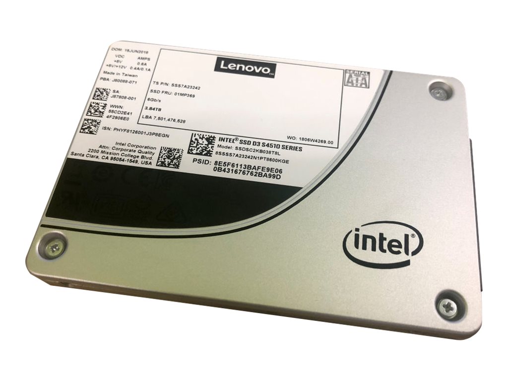 Lenovo Intel S4510 Entry – SSD – verschlüsselt – 240 GB – Hot-Swap – 2.5″ (6.4 cm)