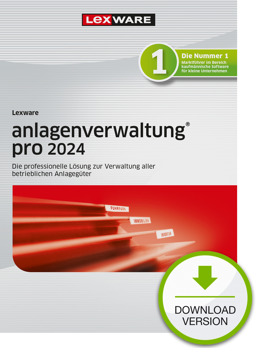 Lexware anlagenverwaltung pro 2024 Abo-Laufzeit – Abonnement-Lizenz (1 Jahr)