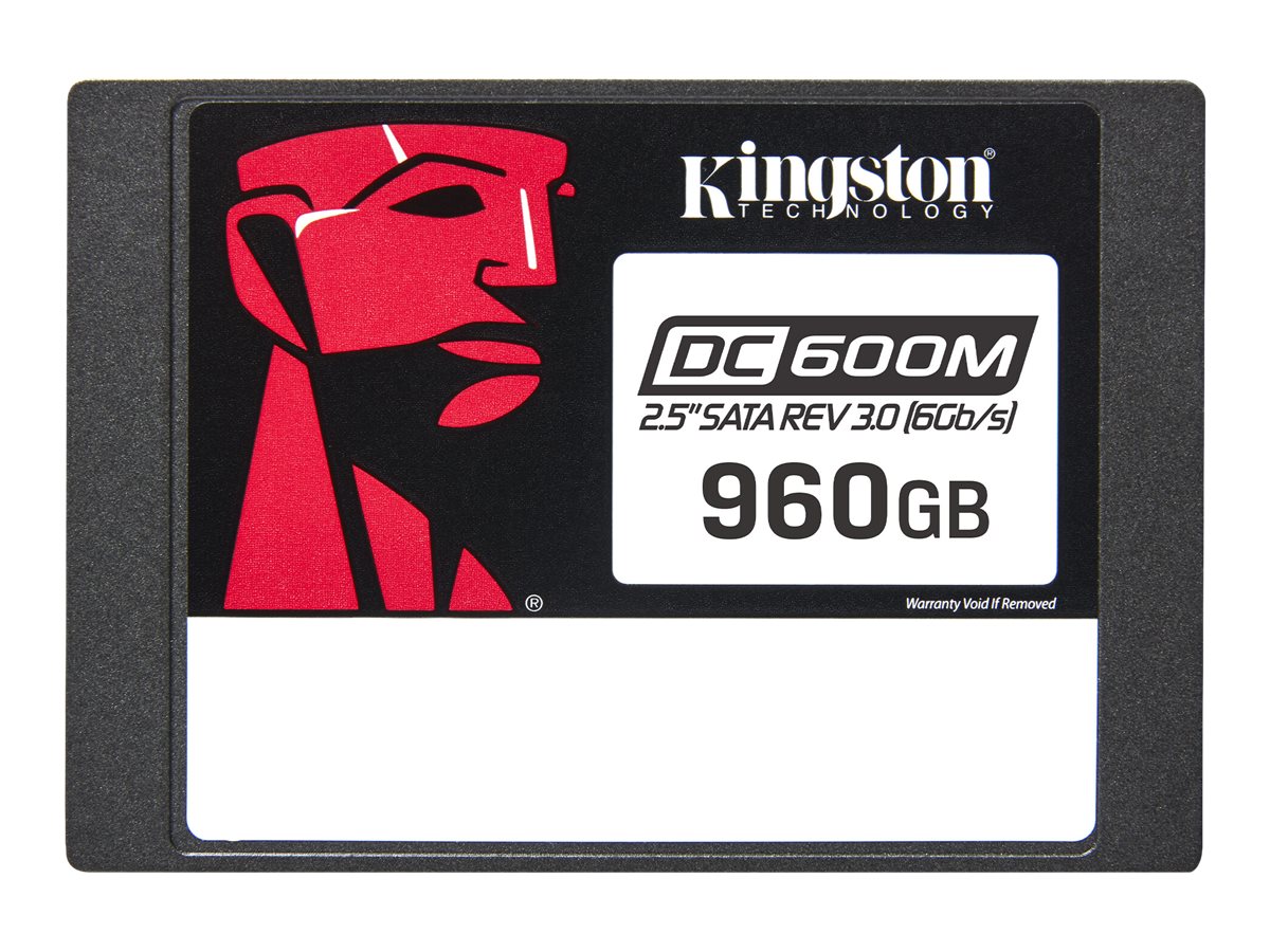 Kingston DC600M – SSD – Mixed Use – verschlüsselt – 960 GB – intern – 2.5″ (6.4 cm)