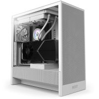 NZXT H series H5 Flow - Mid tower - E-ATX - Seitenteil mit Fenster (gehärtetes Glas)