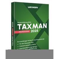 Lexware TAXMAN professional 2025, Steuererklärung, 1 Lizenz(en), Box, Deutsch, Windows 11 Enterprise x64, Windows 10, Windows 11 Home, Windows 10 Education, Windows 11 Pro,...