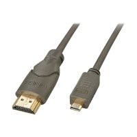 Lindy HDMI-Adapter - 19 pin micro HDMI Type D männlich zu HDMI männlich