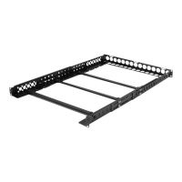 StarTech.com 1HE tiefenvestellbare 19 Zoll Server Rack Schienen - Universal Rack Schiene - Rack-Schiene - Schwarz - 1U - 48.3 cm (19")