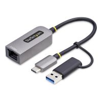 StarTech.com 2.5GbE USB-C to Ethernet Adapter with USB-A Converter