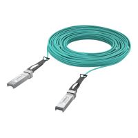 Ubiquiti 10GBase-AOC direct attach cable - SFP+ zu SFP+ - 30 m - 3 mm - Glasfaser - Active Optical Cable (AOC)