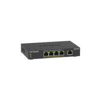 Netgear GS305Pv3, Unmanaged, Gigabit Ethernet (10/100/1000), Vollduplex, Power over Ethernet (PoE), Wandmontage