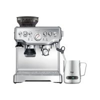 Sage SES875BSS2EEU1A The Barista Express - Automatische Kaffeemaschine mit Milchaufschäumer