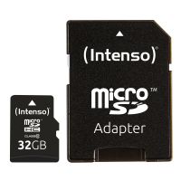 Intenso Class 10 - Flash-Speicherkarte (microSDHC/SD-Adapter inbegriffen)