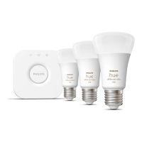 Signify Philips Hue White and Colour Ambiance 1100 - LED - Form: A60 - E27 - 11 W - Klasse F - 16 Millionen Farben/kalt zu warmen Weißtönen - 2000-6500 K (Packung mit 3)