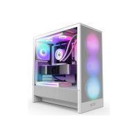 NZXT H series H5 Flow RGB - Mid tower - E-ATX - Seitenteil mit Fenster (gehärtetes Glas)