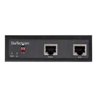 StarTech.com Industrieller Gigabit PoE Splitter - 90W Hochgeschwindigkeits Power-over-Ethernet PoE+++ Splitter - 12-48V DC - PoE-Splitter (DIN-Schienenmontage möglich)