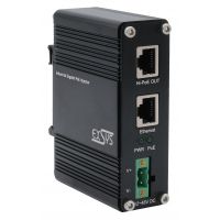 Exsys PoE++ Gigabit Injektor 60W, -40°C bis +80°C, Gigabit Ethernet, 10,100,1000 Mbit/s, 10/100/1000, IEEE 802.3af, IEEE 802.3at, IEEE 802.3bt, Schwarz, Metall