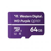 SanDisk WD Purple SC QD101, 64 GB, MicroSDXC, Klasse 10, Class 1 (U1), Violett