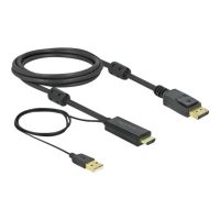 Delock Video- / Audiokabel - HDMI, USB (nur Strom)