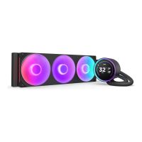 NZXT Kraken Elite 360 RGB - Prozessor-Flüssigkeitskühlsystem - mit LCD-Display - Kühlergröße: 360 mm - (für: LGA1851, LGA1700, LGA1200, LGA115x Socket, AM4, AM5)