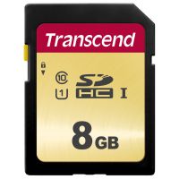 Transcend 500S - Flash-Speicherkarte - 8 GB - UHS-I U1 / Class10