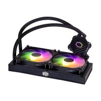 Cooler Master MasterLiquid Lite 240L Core ARGB - Prozessor-Flüssigkeitskühlsystem - Kühlergröße: 240 mm - (für: LGA1150, LGA1151, LGA1155, LGA1156, LGA1200, LGA1700, AM2, AM2+, AM3, AM3+, AM4, AM5, FM1, FM2, FM2+)