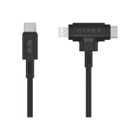 Targus HyperJuice - Lightning-Kabel - 24 pin USB-C männlich zu 24 pin USB-C, Lightning männlich