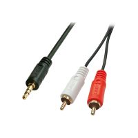 Lindy Premium - Audiokabel - RCA x 2 (M) bis Stereo Mini-Klinkenstecker (M)