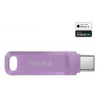 SanDisk Ultra Dual Drive Go, 512 GB, USB Typ-C, 3.2 Gen 1 (3.1 Gen 1), 400 MB/s, Drehring, Lavendel