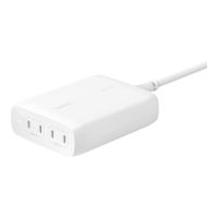 Belkin BoostCharge Pro - Netzteil - GaN-Technologie - 200 Watt - 5 A - Fast Charge, Power Delivery 3.1, PD 3.0 - 4 Ausgabeanschlussstellen (24 pin USB-C)