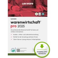 Lexware warenwirtschaft pro 2025 "unbegrenzte Laufzeit" Download, Warenmanagementsystem, Deutsch, Elektronischer Software-Download (ESD), 1 Jahr(e), Windows 11 Enterprise x64, Windows 10, Windows 11 Home, Windows 10 Education, Windows 11 Pro,...