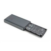 DIGITUS USB M.2 NVMe Klonstation, SSD, NVMe, 20Gbits, USB 3.2 Gen2, Aluminium, werkzeugfrei