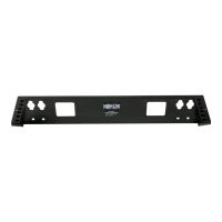 Eaton Tripp Lite Wallmount Rack 2U Vertical Rack Bracket 175lb Capacity - Halterung - geeignet für Wandmontage - Schwarz - 2U - 48.3 cm (19")