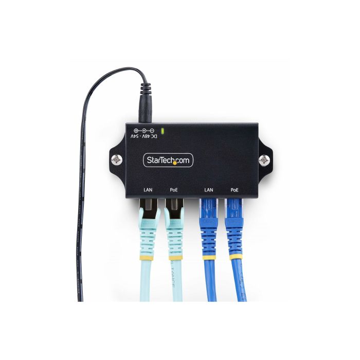 StarTech.com 2-Port Gigabit PoE+ Injector, PoE/PoE+ (802.3af/802.3at)