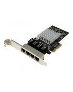 StarTech.com 4 Port PCI Express Gigabit Ethernet Netzwerkkarte