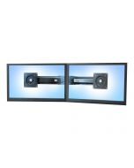 Ergotron Befestigungskit (Griff, Halterung für zwei Monitore) - für 2 LCD-Displays - Schwarz - Bildschirmgröße: 43.2-61 cm (17"-24")