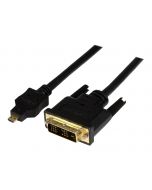 StarTech.com 1m Micro HDMI auf DVI Kabel - micro HDMI Typ-D / DVI-D Adapterkabel