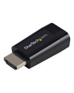 StarTech.com Kompakter HDMI auf VGA Adapter/ Konverter ideal für Chromebooks Ultrabooks & Laptops- HDMI zu VGA HD15 Wandler - 1920x1200 - Videoadapter - HDMI männlich zu HD-15 (VGA)