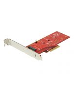 StarTech.com M2 PCIe SSD Adapter - x4 PCIe 3.0 NVMe / AHCI / NGFF / M-Key - Low Profile and Full Profile - SSD PCIe M.2 Adapter (PEX4M2E1)