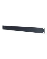 Intellinet 19" Blindabdeckung, 1 HE, schwarz - Blindabdeckung - Schwarz, RAL 9005 - 1U - 48.3 cm (19")