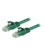 StarTech.com 3m Cat6 Gigabit Snagless Patchkabel - RJ45 UTP Netzwerkkabel mit Schutzmanschette - Cat 6 Kabel - Grün - Patch-Kabel - RJ-45 (M)