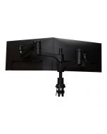 R-Go Doppelter Monitorarm Caparo - Befestigungskit (einstellbarer Monitorarm)