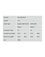 DIGITUS LWL Multimode OM 3 Patchkabel, LC / SC