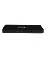 StarTech.com 4 Port HDMI 4k Video Splitter - 1x4 HDMI Verteiler mit Aluminiumgehäuse