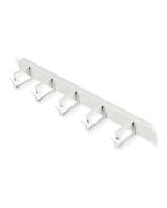 ROLINE Patch Panel - 40 x 60 mm - Hellgrau, RAL 7035 - 1U - 48.3 cm (19")