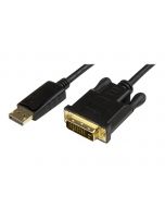 StarTech.com 91 cm DisplayPort auf DVI Kabel - Stecker/Stecker - DP zu DVI Adapter/ Koverter - 1920x1200 / 1080p - Schwarz - Videokabel - DisplayPort (M)