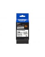 Brother TZe-S251 - Extra starker Klebstoff - Schwarz auf Weiß - Rolle (2,4 cm x 8 m)