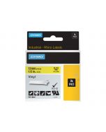 Dymo RhinoPRO - Vinyl - permanenter Klebstoff - Gelb - Rolle (1,2 cm x 5,5 m)