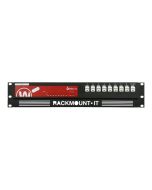 Rackmount.IT RM-WG-T4 - Montagesatz für Netzwerkgeräte - Rack montierbar - Jet Black, RAL 9005 - 1.3U - 48.3 cm (19")