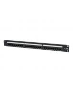 Eaton Tripp Lite Series 24-Port Cat6 Cat5 Patch Panel Rackmount 110 Punch Down RJ45 Ethernet 1URM - Patch Panel - CAT 6 - 1U - 48.3 cm (19")