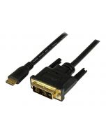 StarTech.com 2m Mini HDMI auf DVI Kabel - mini HDMI Typ-C / DVI-D Adapterkabel